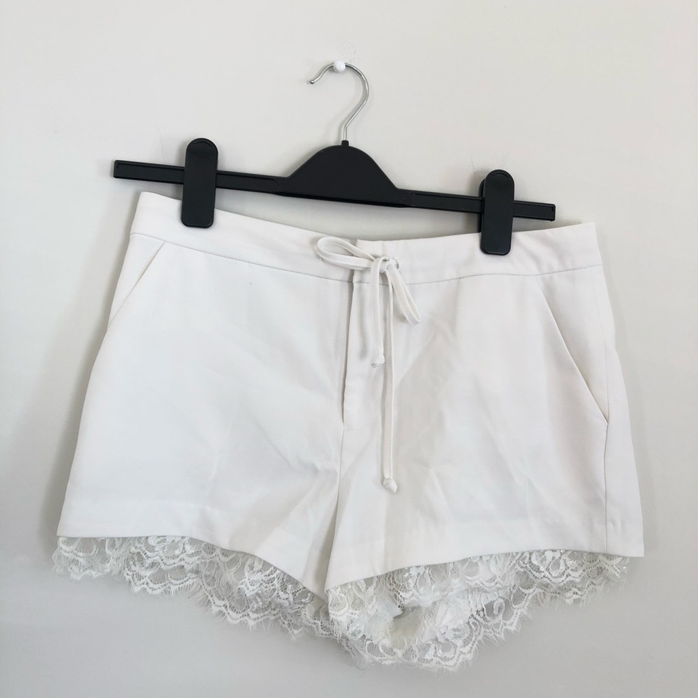 Forever 21 White Lace Shorts